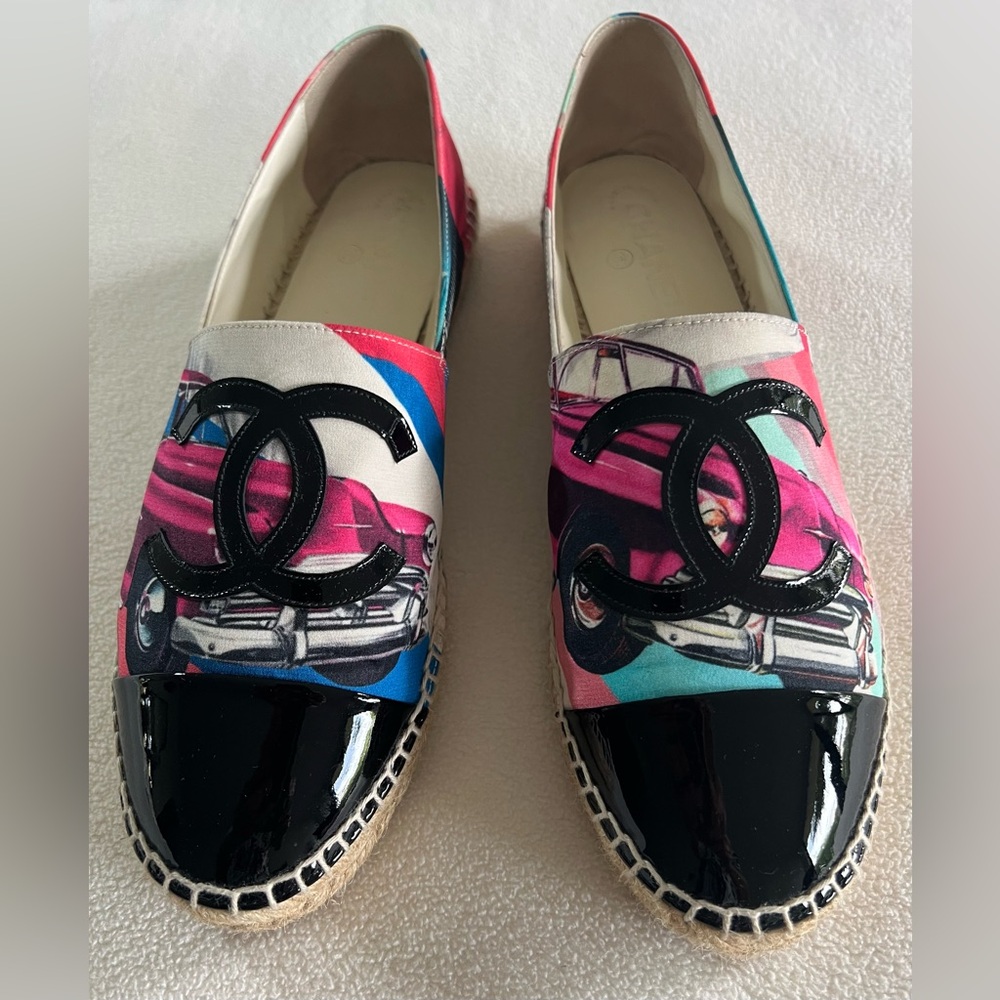 Chanel multicolored espadrilles size 41